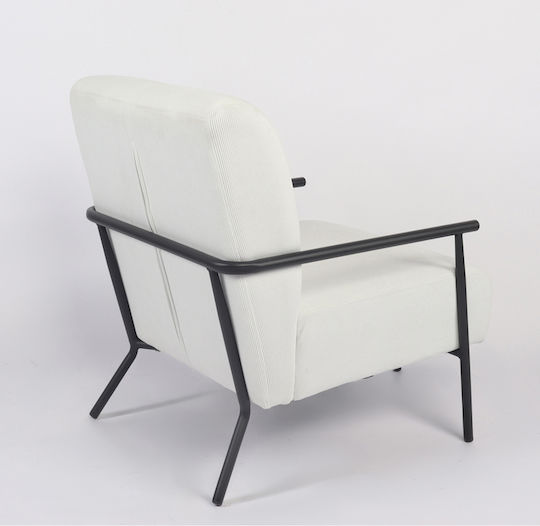 Kioto Fotoliu Pat Off White 64x76x81cm