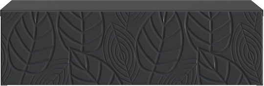 vidaXL Konsolentisch Holz Schwarz 59x34,5x17 cm