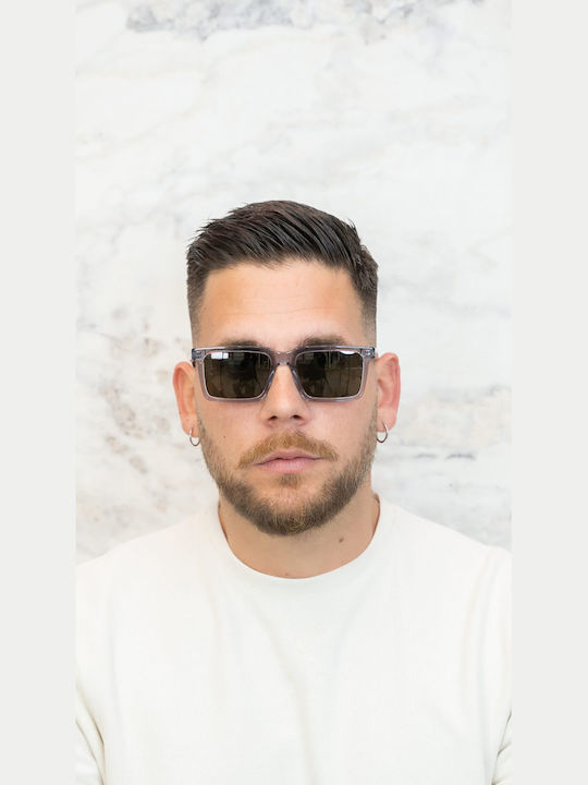 Hoffman Gray Sunglasses With Frame