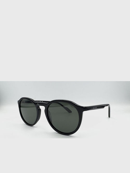 Hoffman Unisex Sunglasses with Black Frame and Black Lens HF8462 C1