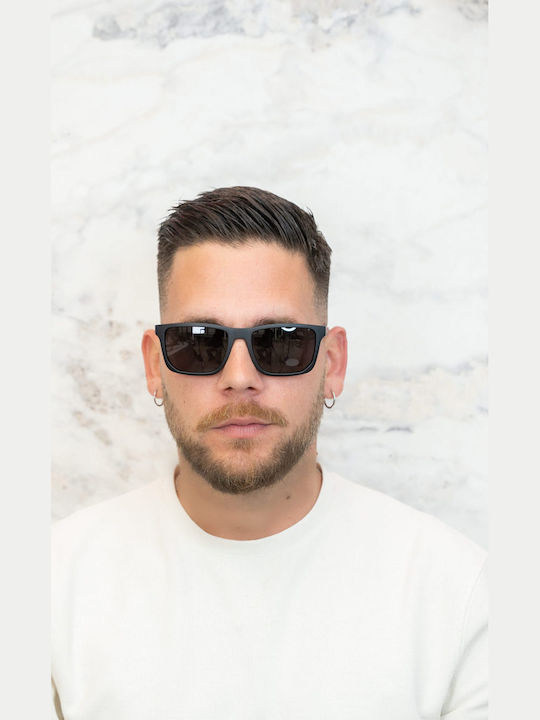 Hoffman Black Sunglasses with Frame