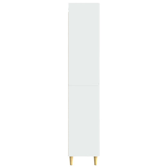 vidaXL Bathroom Floor Column Cabinet L33xD34.5xH90cm White