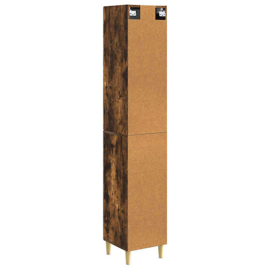 vidaXL Стила Баня Подова 33x34.5x90см Кафява