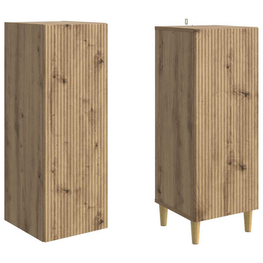 vidaXL Bathroom Column Cabinet Floor M33xL34.5xH90cm Brown