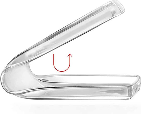 Techsuit Umschlag Rückseite Silikon Transparent