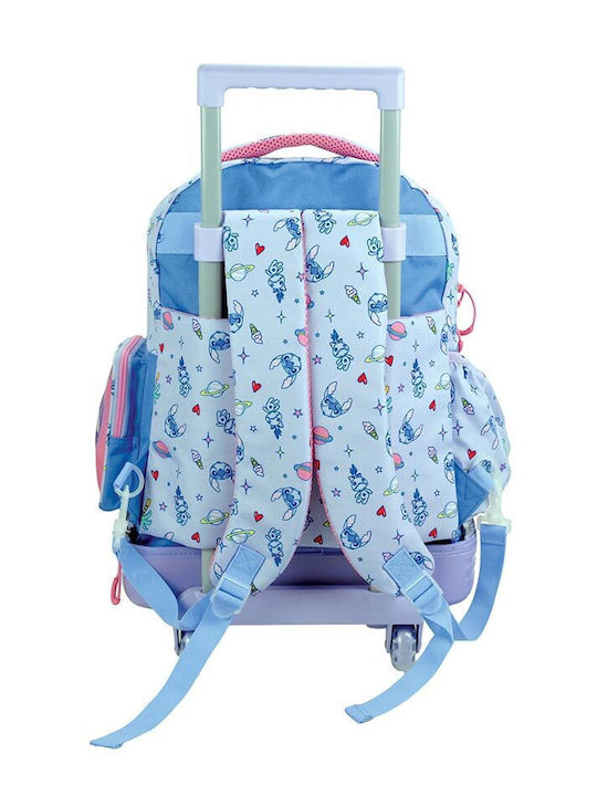 Stitch Ghiozdan Școlar Troler Școală Primară Multicolor Cu Husă Pentru Sticlă De Apă 27 Litri 342-04079 2026