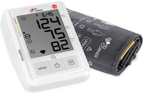 Microlife HD Corner BP B3 AFIB Ηλεκτρονικό Πιεσόμετρο Μπράτσου Ακριβείας με ανίχνευση Αρρυθμίας MIC-BP-406