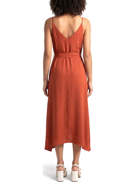 Moutaki Damenkleid Hochzeit - Taufe Orange Moutaki Damenkleid Hochzeit - Taufe Orange