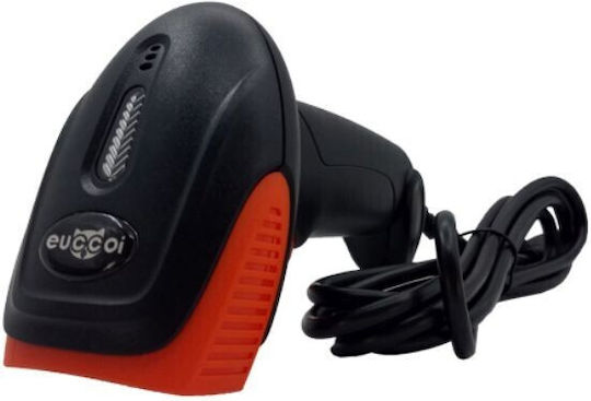 Connection Cmos Sensor 500 Scans S Arm Scanner Χειρός Ενσύρματο με Δυνατότητα Ανάγνωσης 2D και QR Barcodes