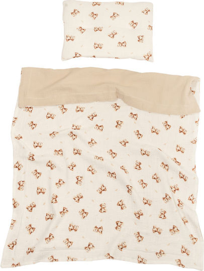 Kidizi Baby Bettwäsche-Set Für Krippe Teddy Tales 6 Stück