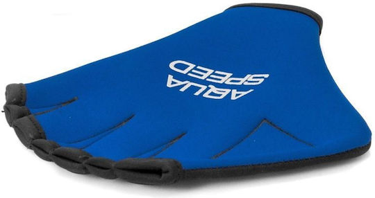 Aquaspeed Aquaspeed Schwimmhandschuhe Für Die Füße Blau