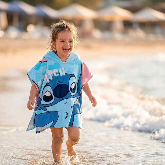 Πόντσο Θαλάσσης Disney Stitch 55x110εκ
