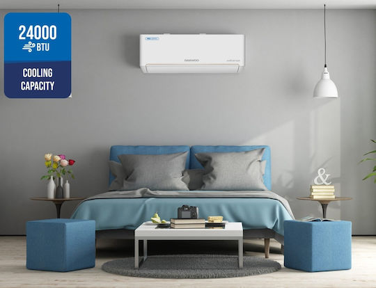 Daewoo Pro Series Aparat de Aer Condiționat Inverter 24000 BTU A++/A+ cu WiFi