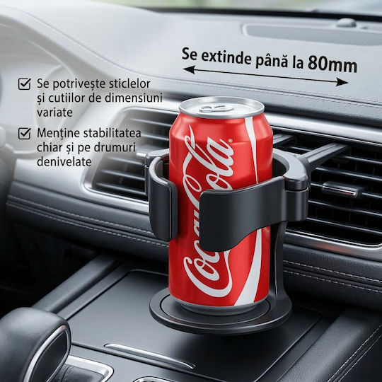 Auto Getränkehalter Für AC-Entlüftungen Alista Home Multifunktionale ABS Schwarze