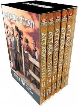 Attack On Titan Season 3 Box Set Part 1 Volumes 13-17 By Hajime Isayama, Box Set Part Box Set