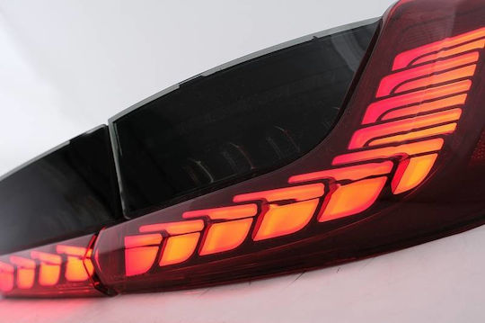Taillights Set Bmw 3 G20 G28 M3 G80 18-22 Sedan Dynamic Signal Red Smoke Vland