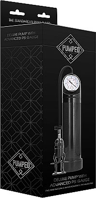 Deluxe Pump Advanced Psi Gauge Black