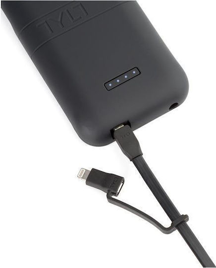 Tylt Flyp-duo Data Cable Lightning Microusb 0.3m Reversible Usb Black