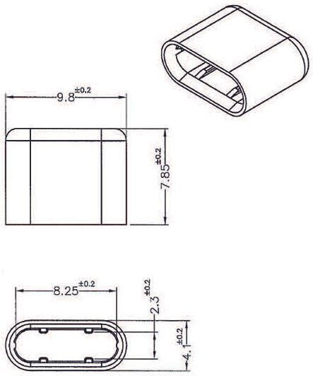 Delock Protecție Împotriva Prafului Usb Tip-c Negru 10 Bucăți
