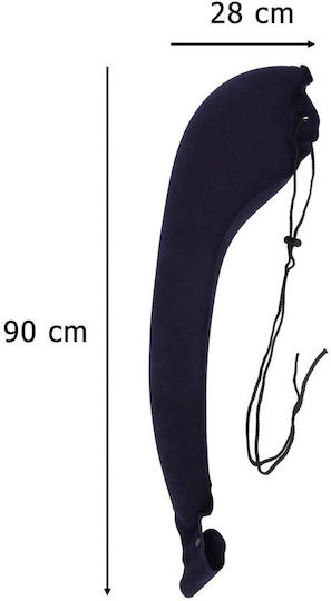 Inflatable Travel Pillow Navy Blue