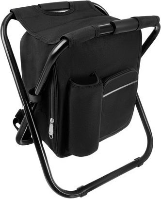 Scaun De Plajă Negru Impermeabil 36x29x41cm