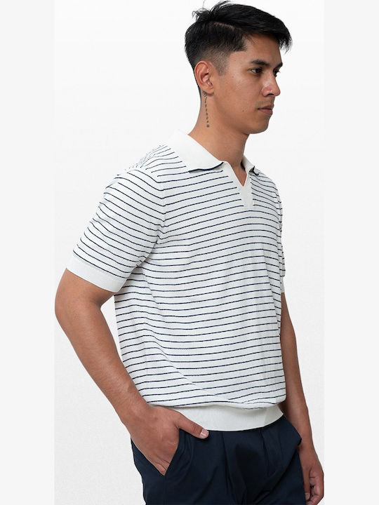 Polo Bluza Tricou Cu Mânecă Scurtă Albă