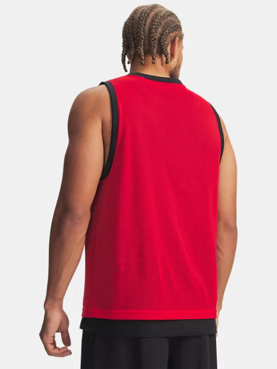 Hoops Athletic Blouse Red