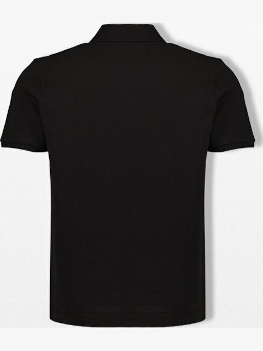 Emporio Armani Polo Kurzarm Schwarze Herrenbluse