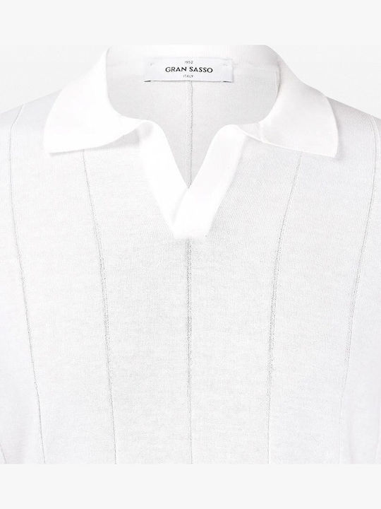 Polo Herrenbluse Weiß