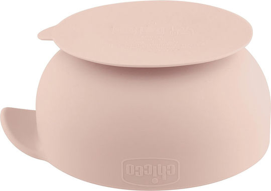 Chicco Toddler Food Bowl Silicone Beige