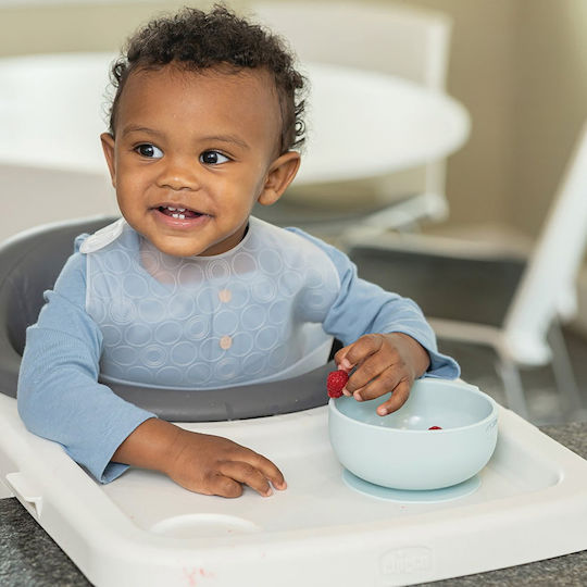 Chicco Kids Silicone Food Bowl Light Blue