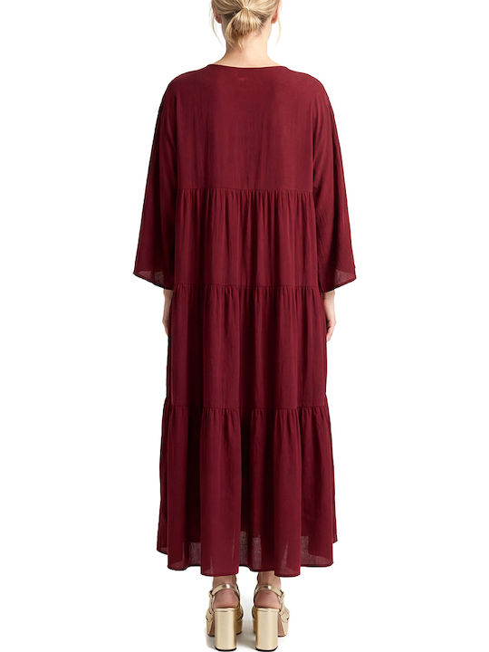 Moutaki Rochie All Day Burgundy