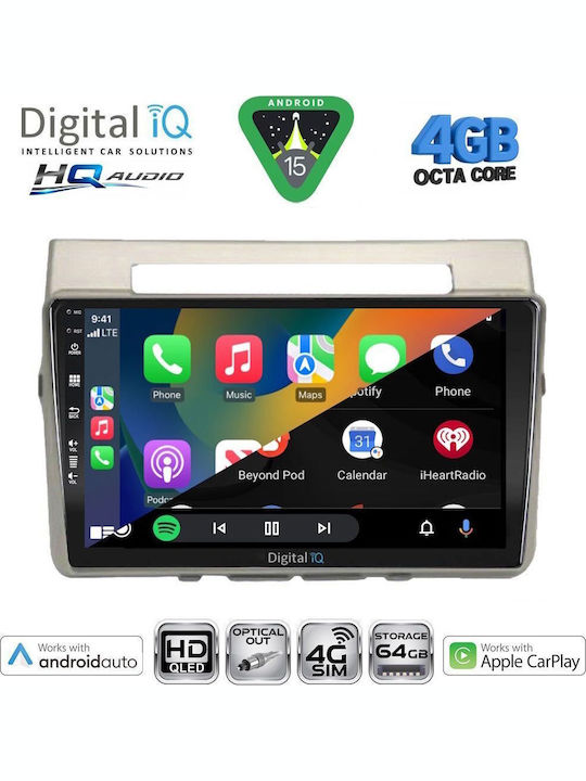 Digital IQ Car Audio System for Toyota Corolla 1992-1997 Bluetooth USB WiFi GPS Apple CarPlay Android Auto with 9" Touch Screen