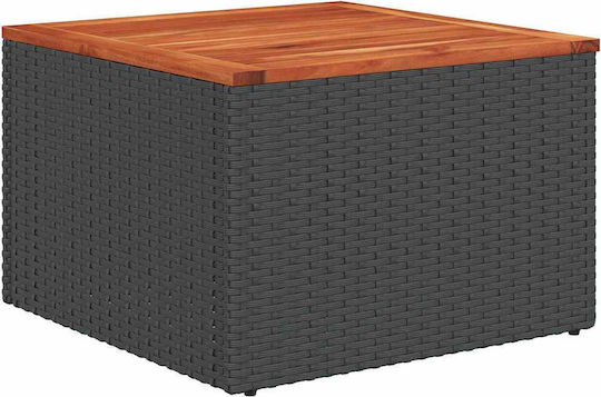 Garten- und Outdoor-Möbelsets Wohnbereich 6 Stück Schwarz mit Kissen