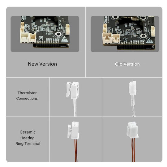 Creality Хотенд Адаптер Платка K1 K1 Max K1c K1 Se Oem Pcb Ъпгрейд Интегрирана Керамична Дюза Pcba Главa За Печат Заместващ Комплект Аксесоар За 3D Принтер