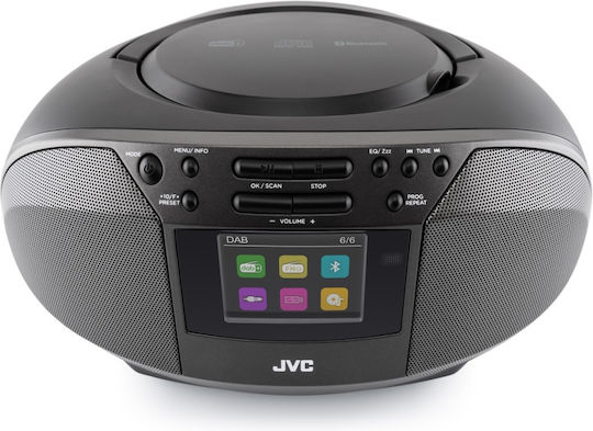 Jvc Rd-e664b-dab Cd Radio 2x2.5w Rms Bluetooth Usb Afișaj Lcd Ceas Telecomandă Negru