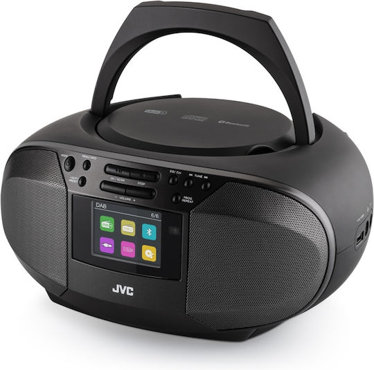 Jvc Rd-e664b-dab Cd Radio 2x2.5w Rms Bluetooth Usb Afișaj Lcd Ceas Telecomandă Negru