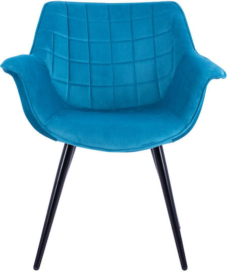 Velvet Dining Room Chair Turquoise 69x68x78cm