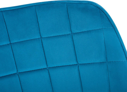 Velvet Dining Room Chair Turquoise 69x68x78cm