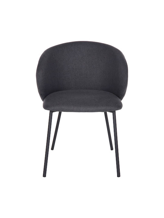 Metallic Dining Room Chair Gray 56x56x76cm