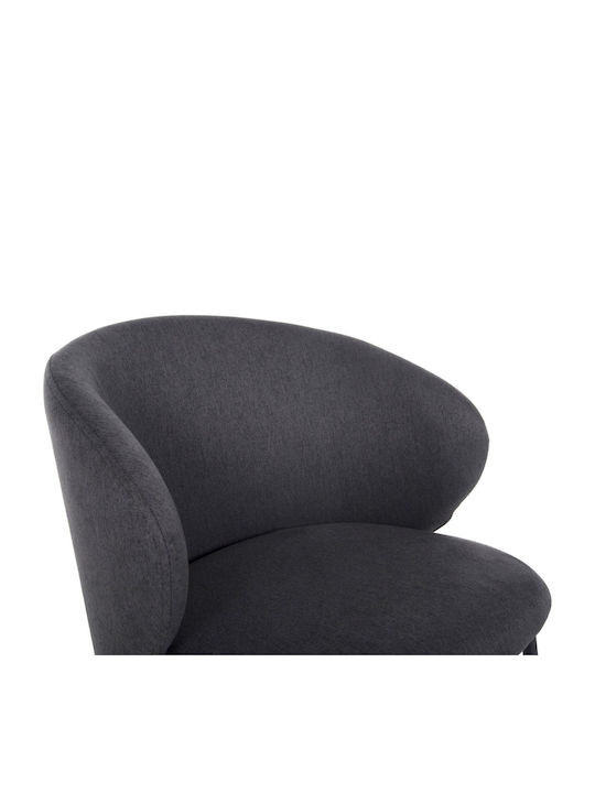 Metallic Dining Room Chair Gray 56x56x76cm
