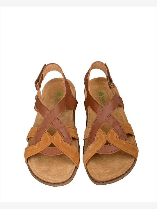 Panglao Women's Flat Sandals Tabac Brown