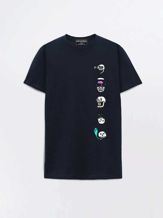 T-shirt Μπλε Σκούρο