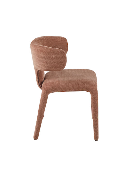 Bien Dining Chairs with Fabric Upholstery Terracotta 2pcs 49.5x55x76cm