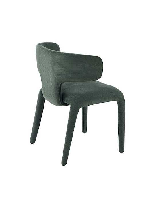 Bien Dining Chairs with Fabric Upholstery Green 2pcs 49.5x55x76cm