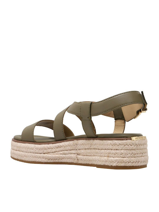 Lynn Sandale De Piele Damă Kaki