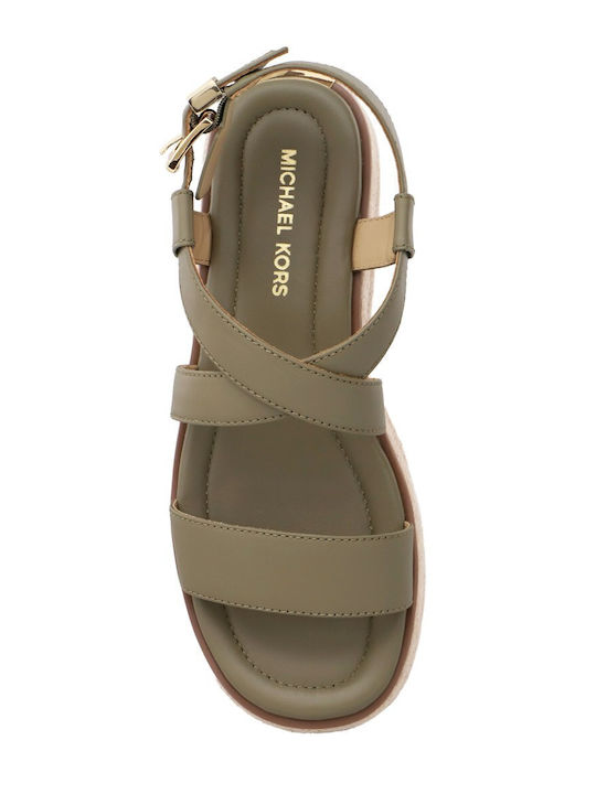 Lynn Sandale De Piele Damă Kaki