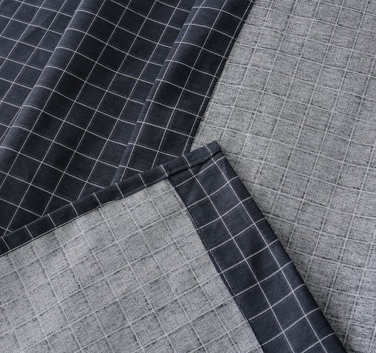 Beauty Home 12697 Set Of Double Bed Sheets With Rubber Hugger 165x200+30cm Gray (4 Pieces) 12697SEYDL
