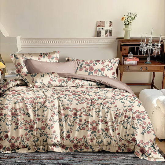Beauty Home 12676 Σετ Υπέρδιπλο 4τμχ 165x200+30εκ. με Λάστιχο Μπεζ Beauty Home 12676 Σετ Υπέρδιπλο 4τμχ 165x200+30εκ. με Λάστιχο Μπεζ