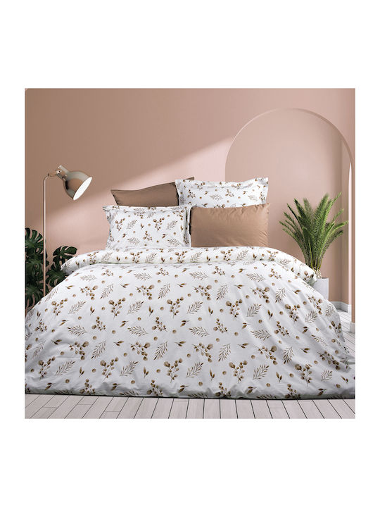 Dimcol Μυρτώ Σετ Σεντόνια Μονά 160x240εκ. 352 Beige (3τμχ)